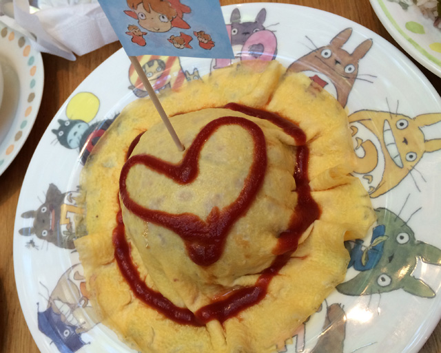 ghibli-museum-cafe-rice-omelet